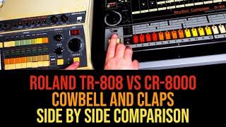 ROLAND CR-8000 VS TR-808 sounds comparison