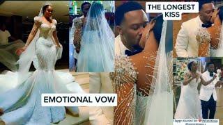 Emotional VOW, The LONGEST KISS Of Sharon Oja's WHITE WEDDING (Full Video) #wedding #trending #love