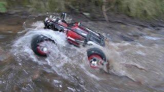 Traxxas Summit, Crawl & Trail fun in water Part 1