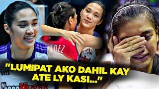 Kung HINDI dahil kay Ate Alyssa Valdez, hindi ako LILIPAT sa Creamline kasi...