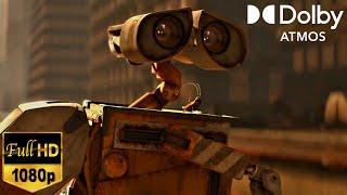 WALL•E (2008) - wall•e repairing his wheels | Axiom commercial scene [HD 1080p]