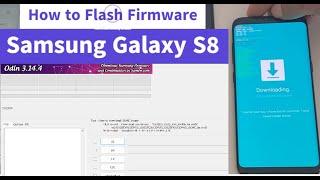 How to flash Samsung Galaxy S8 firmware | Install new stock ROM Android 9 with Odin | Model: SM950F