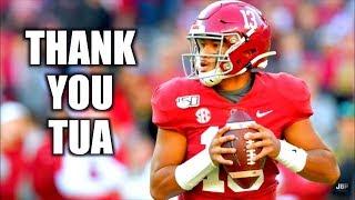 “Thank You Tua” || Alabama QB Tua Tagovailoa Career Highlights ᴴᴰ