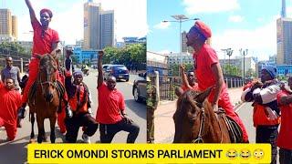 KUJENI MNIUE!! ANGRY ERIC OMONDI STORMS PARLIAMENT & ARRESTED DAYS AFTER LOSING HIS BROTHER