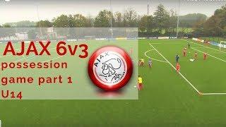 AJAX 6v3 possession game part 1