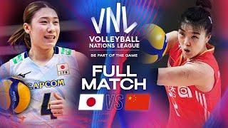 Japan  vs. China  - Quarter Finals | VNL 2024 - Full Match