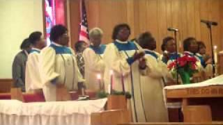 Canaan UMC's Choir singing on December 4, 2011