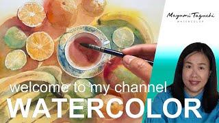 [Watercolor] with Mayumi Taguchi in Brazil | Watercolor channel trailer