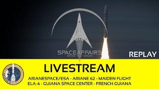 Arianespace - Ariane 62 - Maiden Flight - ELA-4 - Guiana SC - French Guiana - July 9, 2024