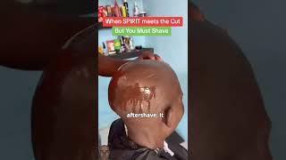 Painful aftershave at the barbershop
