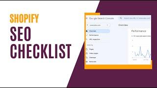 Shopify SEO Checklist You Can Revisit