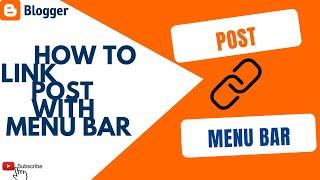 Link blogger page with menu bar tab|Add page in blogger|blogger tutorial