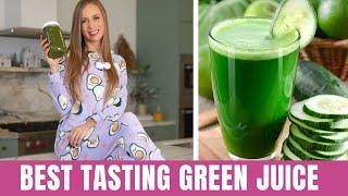 BEST TASTING GREEN JUICE RECIPE EVER (Simple, Delicious, HIGH VIBE ENERGY)