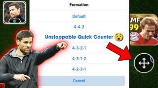 100% best quick counter custom formation  eFootball 2024 Mobile !! efootball best formations