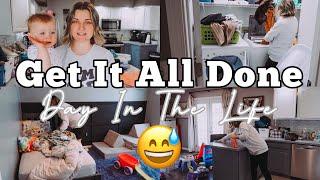 GET IT ALL DONE | MOM OF 3 | CLEANING & LAUNDRY MOTIVATION | STAY AT HOME MOM | MEGA MOM