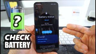 How to Check the Battery Status on a Samsung Galaxy A15