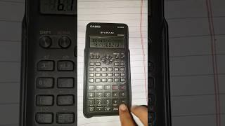 How to take natural logarithm of any number in Casio fx-82MS #casio #smartphone #physicswallah #cal