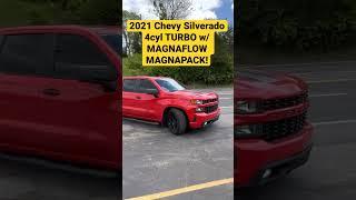 2021 Chevy Silverado 4cyl TURBO DUAL EXHAUST w/ MAGNAFLOW MAGNAPACK!