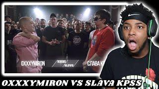 FIRST TIME REACTING TO VERSUS X #SLOVOSPB: Oxxxymiron VS Слава КПСС || HE FINALLY FOUND HIS MATCH 