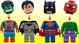 Lego Superheroes mix Superman vs Batman with clay  Lego Superheroes  Polymer Clay Tutorial