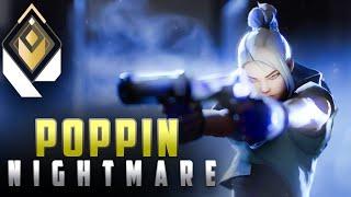 POPPIN - NIGHTMARE FOR STREAMERS | VALORANT MONTAGE #HIGHLIGHTS