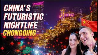 First experience of FUTURISTIC Chinese Nightlife  | Chongqing, China Vlog 2024