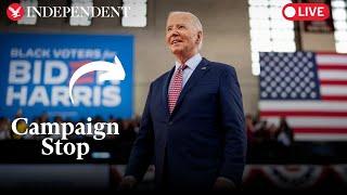 Live: Biden campaigns in Raleigh a day after presidential debate