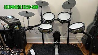 Donner DED-500 Electronic Drum Set Demo and Review