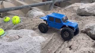 Micro crawler action at the River Comp Series hosted by Extreme Oklahoma Crawlers