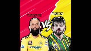 Moeen ali vs shadab khan fight #shadabkhan #moeenali #cricketshorts