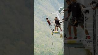 High Thrill Bungy Jumping in India | Rishikesh Uttarakhand | Highest Bungy in India