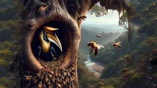 Unseen Wonders: The Epic Struggle for Survival in the Animal Kingdom  #Survival #Hornbill #Wildlife