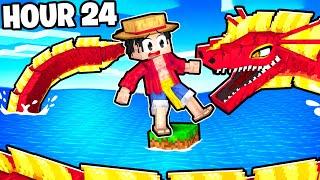 First To Become The STRONGEST in Ocean Only One Piece Minecraft Wins!