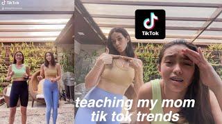 i teach my mom tik tok dances *funny*