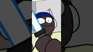 How fast Jedi be switching up teams #animation #starwars #calebcity