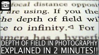 Depth of Field in Photography - Explained in 2 Minutes!!