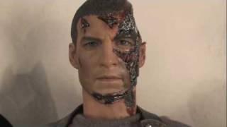 Terminator Salvation Hot Toys Marcus Wright Movie Masterpiece 1/6 Scale Collectible Figure Review