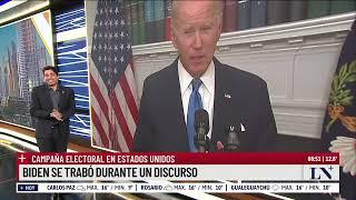 Campaña electoral en Estados Unidos: el trabalenguas de Biden y el silencio de Trump