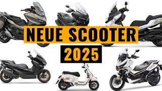  Neue Scooter 2025  Vespa GTS 310 | Honda Forza 750 | BMW C 400 GT | Honda X ADV 750 | Zontes 368K