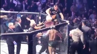 Нападение команды Хабиба на Конора на UFC 229