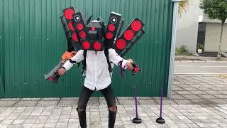 I created a full set of Speaker man costumes