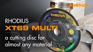 RHODIUS XT69 MULTI – a cutting disc for almost any material
