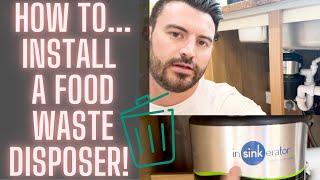 RARE IN THE UK! INSTALLING a FOOD WASTE DISPOSER and WATER FILTER in SINK