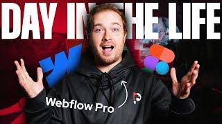 Day in the life of a web designer + Webflow pro