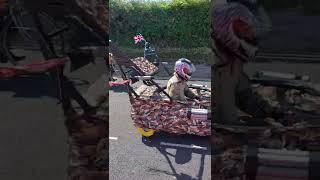 Crazy Soap Box Derby in Penarth. July 16th 2022. Video 4.