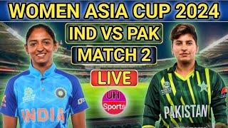 India Women Vs Pakistan Women Cricket Live Commentary | IND W Vs PAK W Live Match Today, PAK 8 OV