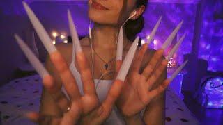 ASMR | FACE TRACING and POKING YOU (w. EXTREME LONG NAILS)