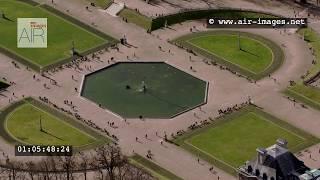 Aerial Footage Paris Pantheon Luxembourg