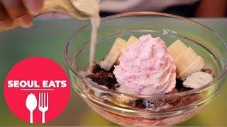 WE TRY CEREAL FOR DESSERT AT JO KWON'S CAFE! [SEOUL EATS]