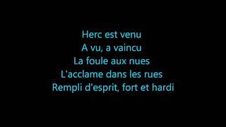 Hercule - De Zéro en Héros - Paroles